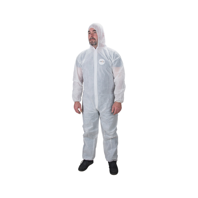 Zenith Safety Economical Hooded Coveralls