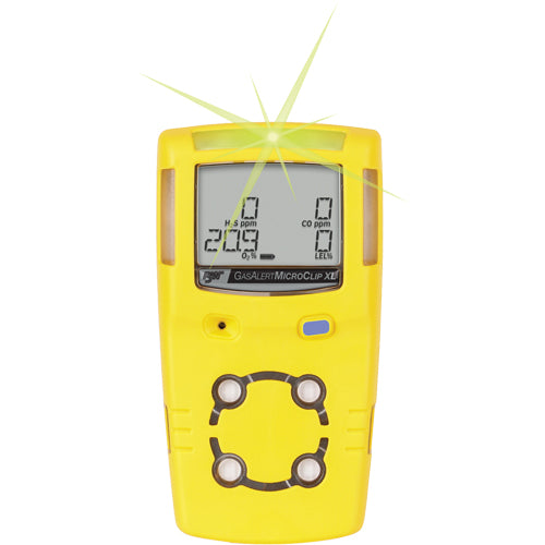 Honeywell BW MicroClipXL Multi-Gas Detector, 4 Gas, CO/H2S/LEL/O2