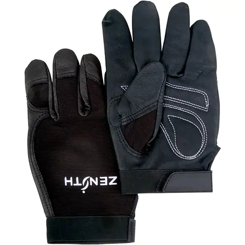 Guantes para mecánico Zenith Safety ZM300, palma de piel de vacuno granulada 